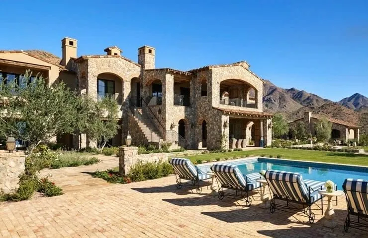 European Rural Estate custom home by Calvis Wyant