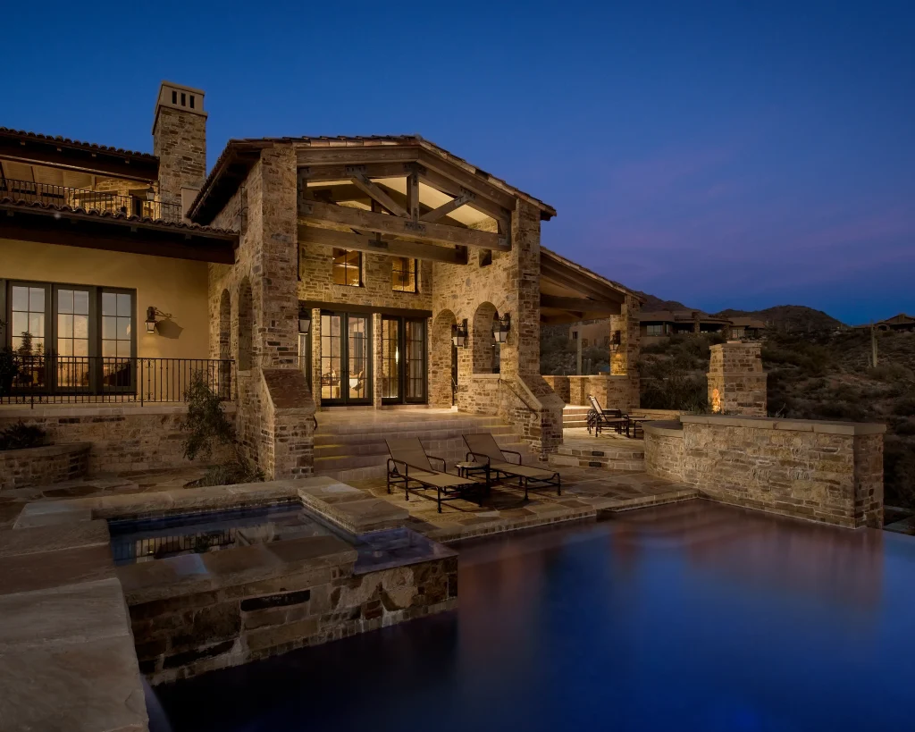 Desert Mountain Serenity custom home by Calvis Wyant